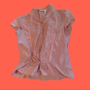 Cute pink button down